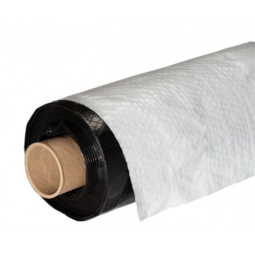 Dura Skrim - 6mil - String Reinforced Black/White Crawl Vapor Barrier